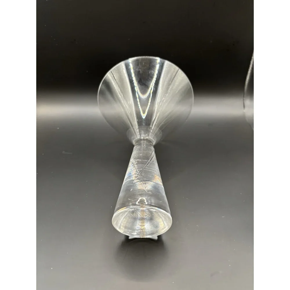 3 Artland Prescott Martini Glasses Clear‎ Crystal  Stems, 7